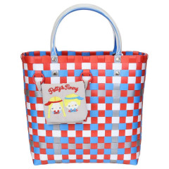 Japan Sanrio Rootote Deli Basket Tote Bag - Patty & Jimmy