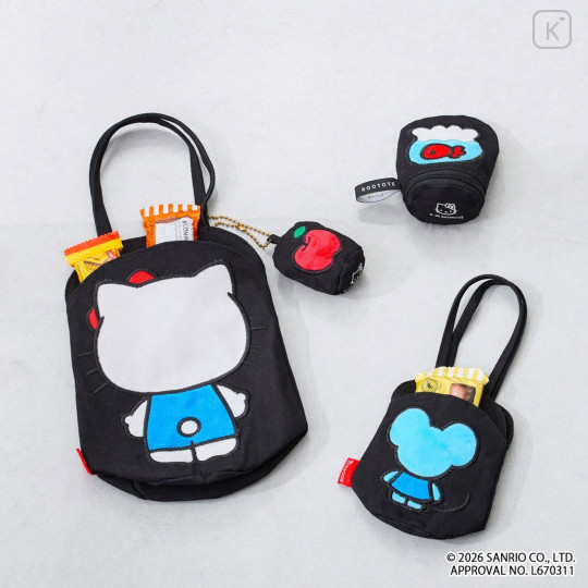 Japan Sanrio Rootote Handbag Set - Hello Kitty - 7