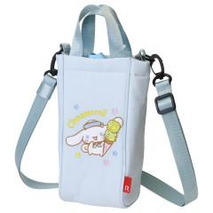 Japan Sanrio Rootote Thermo Keeper Bottle Insulated Shoulder Pouch - Cinnamoroll