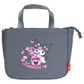 Japan Sanrio Rootote Thermo Keeper Deli Insulated Lunch Bag - Kuromi - 1