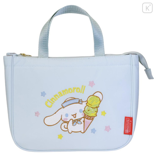 Japan Sanrio Rootote Thermo Keeper Deli Insulated Lunch Bag - Cinnamoroll - 1
