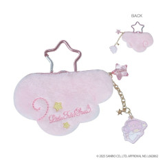 Japan Sanrio Feather Pouch - Little Twin Stars : Lala