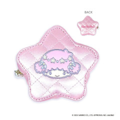 Japan Sanrio Quilted Star-Shaped Coin Case - Little Twin Stars : Lala