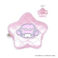 Japan Sanrio Quilted Star-Shaped Coin Case - Little Twin Stars : Lala - 1