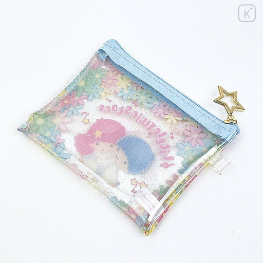 Japan Sanrio Mini Clear Pouch - Little Twin Stars : Dance - 3