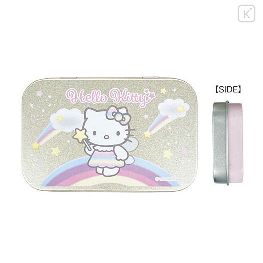 Japan Sanrio Tin Case - Hello Kitty : Fairy Rainbow - 1