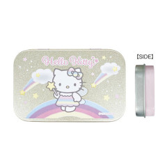 Japan Sanrio Tin Case - Hello Kitty : Fairy Rainbow