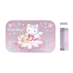 Japan Sanrio Tin Case - Hello Kitty : Fairy Flower