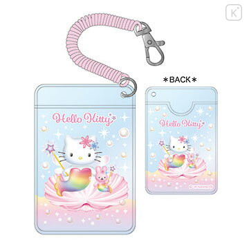 Japan Sanrio Aurora Pass Case - Hello Kitty : Mermaid - 1