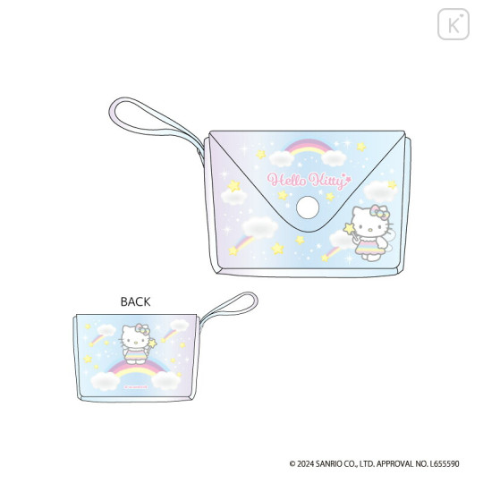 Japan Sanrio Aurora Mini Pouch - Hello Kitty : Fairy - 1