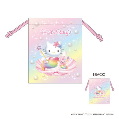 Japan Sanrio Drawstring Bag - Hello Kitty : Mermaid
