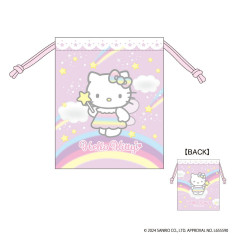 Japan Sanrio Drawstring Bag - Hello Kitty : Fairy