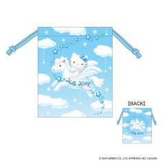 Japan Sanrio Drawstring Bag - Hello Kitty : Pegasus