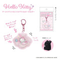 Japan Sanrio Shaker Acrylic Keychain - Hello Kitty : Mermaid Blue - 2