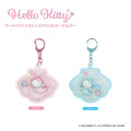 Japan Sanrio Shaker Acrylic Keychain - Hello Kitty : Mermaid Blue - 3