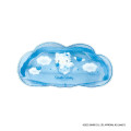 Japan Sanrio Cloud-Shaped Clear Pouch - Hello Kitty : Blue - 1