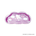 Japan Sanrio Cloud-Shaped Clear Pouch - Hello Kitty : Purple - 1