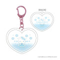 Japan Sanrio Dome Keychain - Hello Kitty : Nurse Blue - 1
