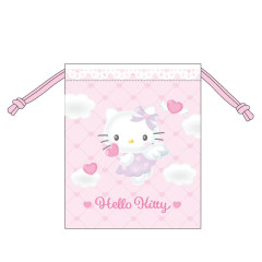Japan Sanrio Drawstring Bag - Hello Kitty : Angel