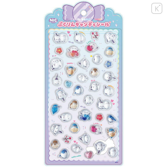Japan Pukurin Candy Sticker - Long-tailed Tit - 1