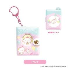 Japan Sanrio Mini Photo Album Keychain - Gaopowerroo : Pink