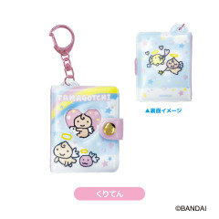 Japan Tamagotchi Mini Photo Album Keychain - Chestnut Angel