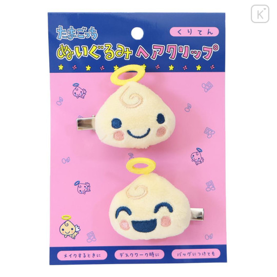 Japan Tamagotchi Plush Hair Clip - Chestnut Angel - 1