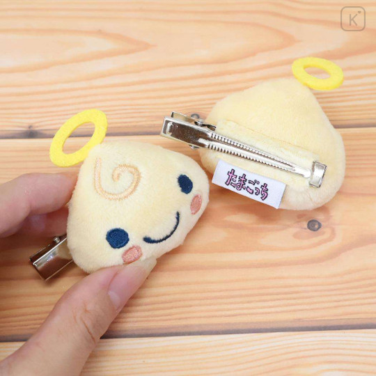 Japan Tamagotchi Plush Hair Clip - Chestnut Angel - 2