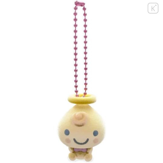 Japan Tamagotchi Flocky Mascot Keychain - Chestnut Angel - 1
