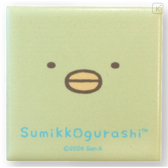 Japan San-X Ceramic Tile Magnet - Sumikko Gurashi : Penguin? Mino Ware - 1