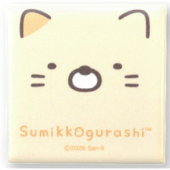Japan San-X Ceramic Tile Magnet - Sumikko Gurashi : Neko Mino Ware