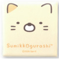 Japan San-X Ceramic Tile Magnet - Sumikko Gurashi : Neko Mino Ware - 1