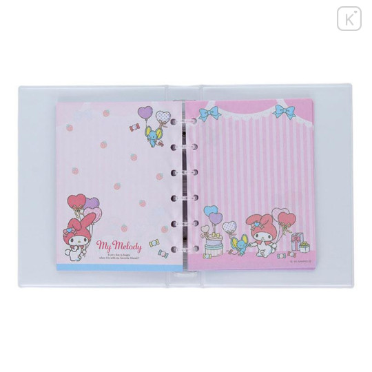 Japan Sanrio 6 Hole Sticker Binder - My Melody - 4