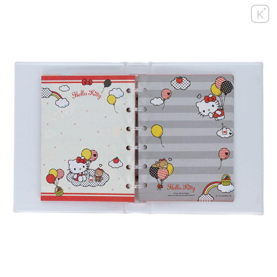 Japan Sanrio 6 Hole Sticker Binder - Hello Kitty - 4