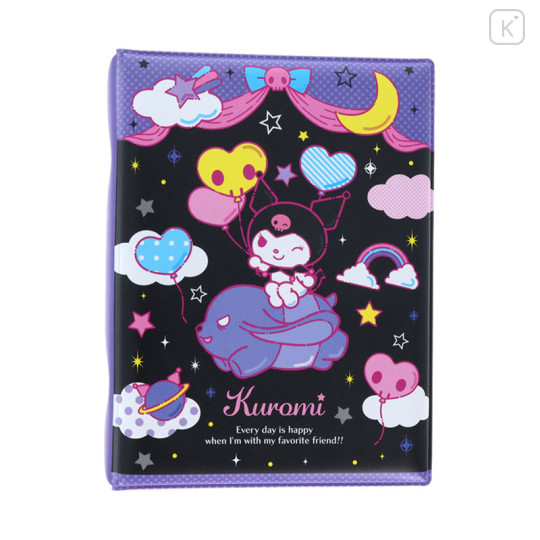 Japan Sanrio 6 Hole Sticker Binder - Kuromi - 1