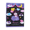 Japan Sanrio 6 Hole Sticker Binder - Kuromi - 1