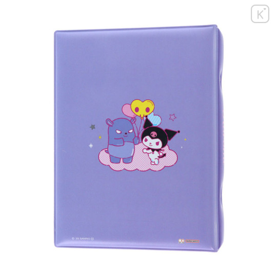 Japan Sanrio 6 Hole Sticker Binder - Kuromi - 2