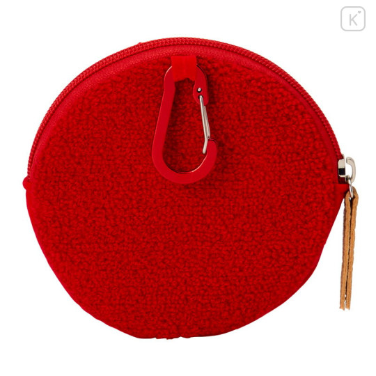 Japan Sanrio Circle Sagara Embroidery Pouch - Hello Kitty : Red - 3