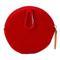 Japan Sanrio Circle Sagara Embroidery Pouch - Hello Kitty : Red - 3