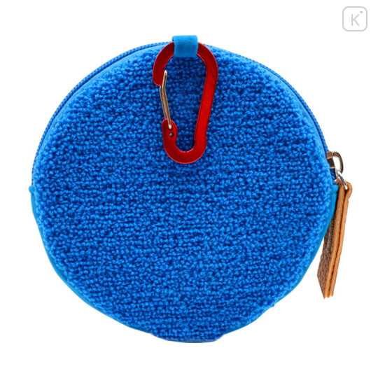 Japan Sanrio Circle Sagara Embroidery Pouch - Hello Kitty : Blue - 3