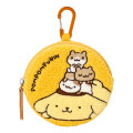 Japan Sanrio Circle Sagara Embroidery Pouch - Pompompurin - 1