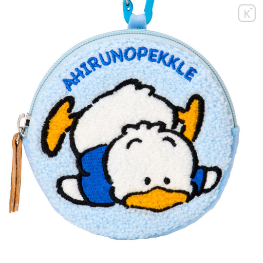 Japan Sanrio Circle Sagara Embroidery Pouch - Pekkle - 2
