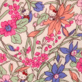 Japan Sanrio Circle Sagara Embroidery Pouch - Hello Kitty : Pink - 5