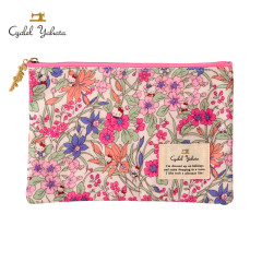 Japan Sanrio Liberty Fabrics Flat Pouch - Hello Kitty : Pink