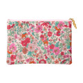 Japan Sanrio Liberty Fabrics Flat Pouch - My Melody : Pink - 2