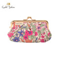 Japan Sanrio Liberty Fabrics Coin Purse - Hello Kitty : Pink - 1