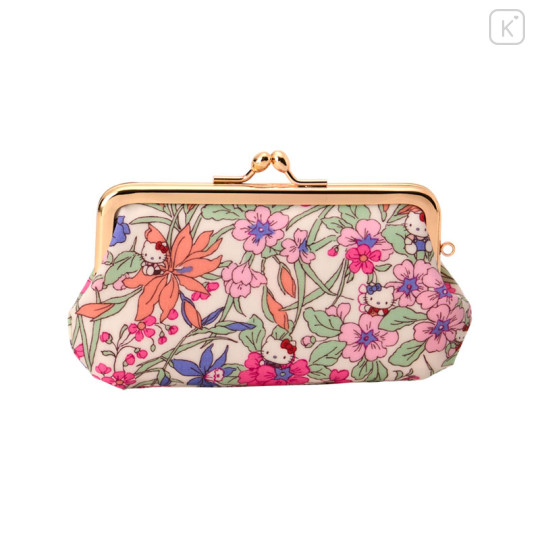 Japan Sanrio Liberty Fabrics Coin Purse - Hello Kitty : Pink - 2