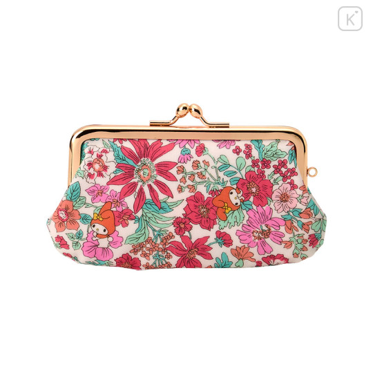 Japan Sanrio Liberty Fabrics Coin Purse - My Melody : Pink - 2