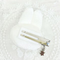 Japan Miffy Velour Bangs Clip - Miffy : White - 2