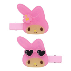 Japan Sanrio Hair Clip Set - My Melody : Sunburn